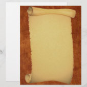 スクロールのレターヘッド (正面/裏面)