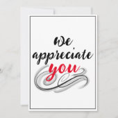 スクロールの感謝のスクリプトを作成 サンキューカード (正面)