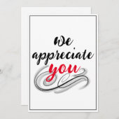 スクロールの感謝のスクリプトを作成 サンキューカード (正面/裏面)