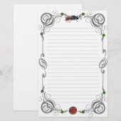 スクロールカッコウ並木 便箋 (正面/裏面)