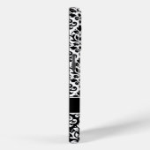 スクロールダマスク2Part Ptn BWバンド(カスタム) Case-Mate iPhoneケース (裏面 / 右)