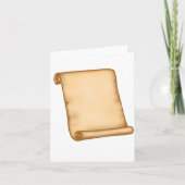 スクロールノートカードを開く カード (正面)