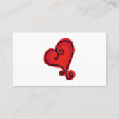 スクロールハートの名刺 名刺 (裏面)