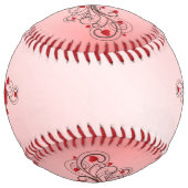 スクロールハート ソフトボール (裏面)
