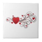 スクロールハート タイル (正面)