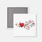 スクロールハート マグネット (正面/裏面)