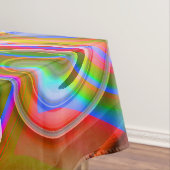 スクロールパステル幾何学抽象芸術 テーブルクロス (インサイチュ)