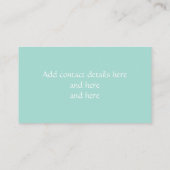 スクロールファンシー作業フレーム 名刺 (裏面)