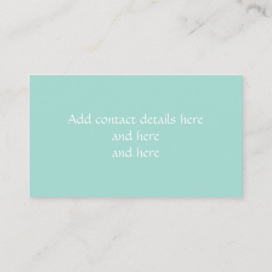 スクロールファンシー作業フレーム 名刺 (裏面)