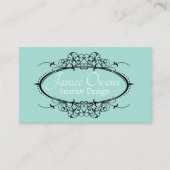 スクロールファンシー作業フレーム 名刺 (正面)