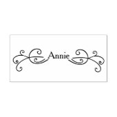 スクロールフレームウッドアートスタンプ ラバースタンプ (インプリント)