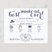 スクロールフレ結婚ームの週末の日程 (正面)