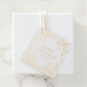 スクロールホリデーフォイルメッセージカード フェイバータグ (箱)