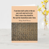 スクロールメタルパネルThoreau Architectカード カード (黄色い花)