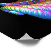 スクロールワークレインボーコルヌコピア ポスター (角)