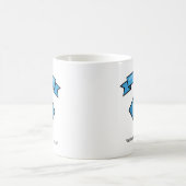 スクロール及びダイヤモンド コーヒーマグカップ (中央)