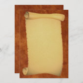 スクロール招待状 招待状 (正面/裏面)