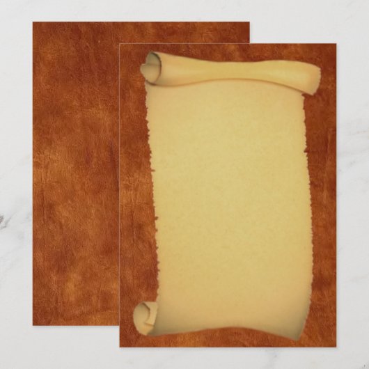 スクロール招待状 招待状 (正面/裏面)