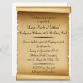 スクロール招待状(NM) 招待状 (正面/裏面)