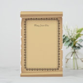 スクロール文房具 便箋 (スタンド正面)