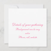 スクロール渦 招待状 (裏面)