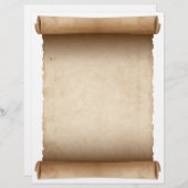 スクロール紙レターヘッド (正面/裏面)