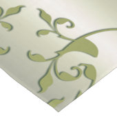 スクロール葉オリーブ ミディアムテーブルランナー (コーナー)