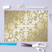 スクロール葉金ゴールド 薄葉紙 (クラフト)