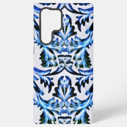 スクロール葉青サムスンギャラクシーケース SAMSUNG GALAXYケース (裏面)