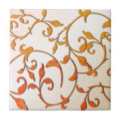 スクロール錆 タイル (正面)