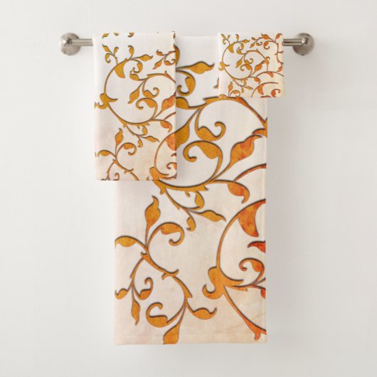 スクロール錆 バスタオルセット (インサイチュ)