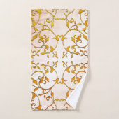 スクロール錆 バスタオルセット (ハンドタオル)