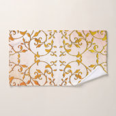 スクロール錆 バスタオルセット (ハンドタオル)