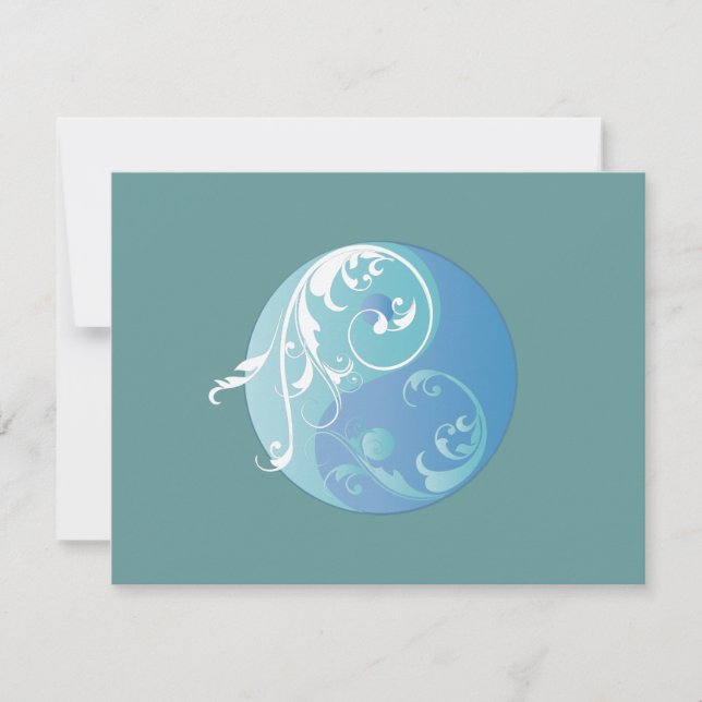 スクロール陰陽記号（青） (正面)