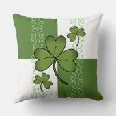 スクロール&シャムロック装飾用クッション クッション (裏面)