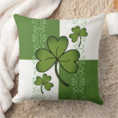 スクロール&シャムロック装飾用クッション クッション (ブランケット)