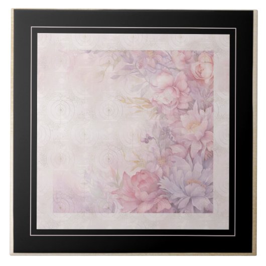 スクロール(バラビクトリアンスタイル) タイル (正面)