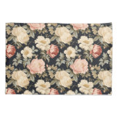 スクロール(バラビクトリアンスタイル) 枕カバー (裏面-左)