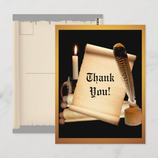 スクロール ポストカード (正面/裏面)