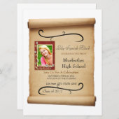 スクロール 招待状 (正面/裏面)