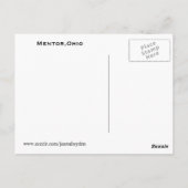 スクワイアーズキャッスル，オハイオはがき ポストカード (裏面)