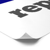 スクワットのリフトのぐらつき落ち。ジムのモチベーション ポスター (角)