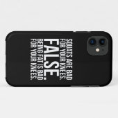 スクワットは膝に悪いのか?偽.太っている Case-Mate iPhoneケース (裏面(横))