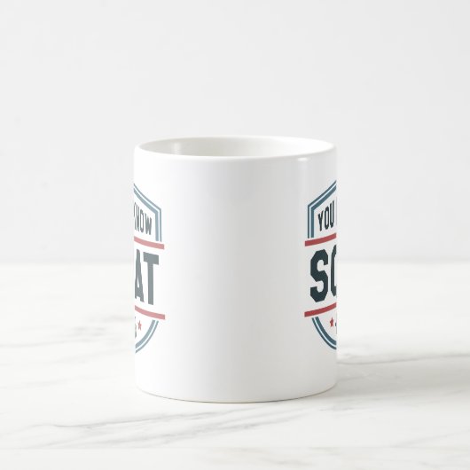 スクワットを知らない コーヒーマグカップ (中央)