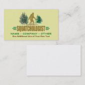 スクワットコロジおもしろいスト-サスカッチベリバーズ 名刺 (正面/裏面)