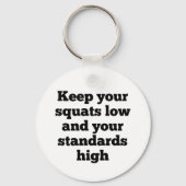 スクワット低規格ハイキーチェーン キーホルダー (正面)