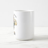 スクワット何回?Diddly - おもしろい雄鶏のジム コーヒーマグカップ (中央)