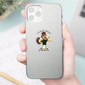 スクワット何回?Diddly - おもしろい雄鶏のジム シール (スマートフォン)