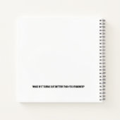 スクワット。起動。飛べ!ミニマはっきりしたやる気を起こさせるリスト ノートブック (裏面)