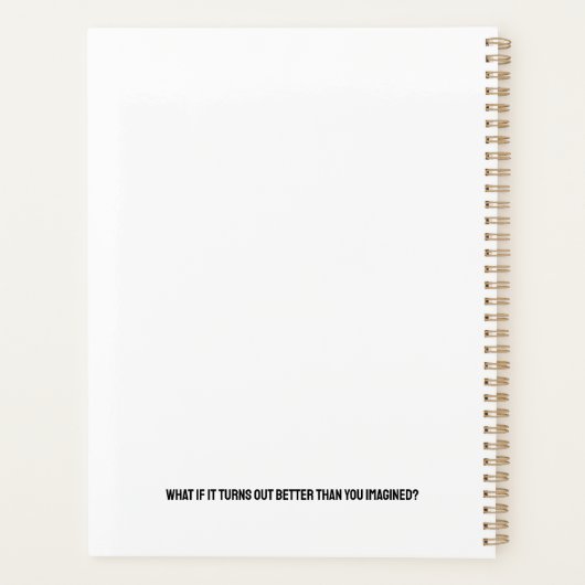 スクワット。起動。飛べ！ミニマやる気を起こさせるはっきりしたリスト プランナー手帳 (裏面)